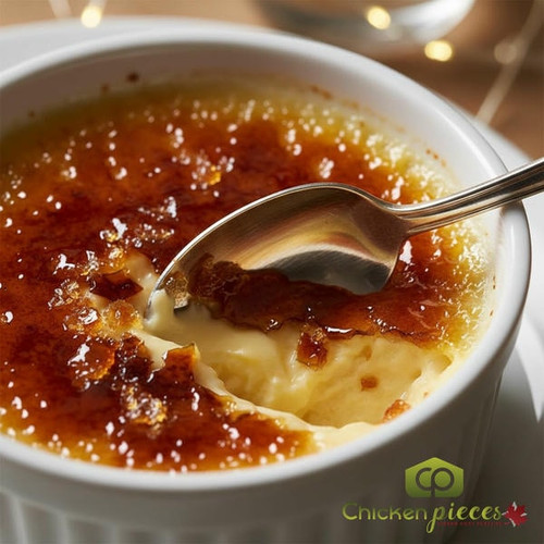 Irca 1kg bag of powdered crème brûlée dessert mix; Professional Italian custard mix for pastry; Bulk gluten-free crème brûlée powder-CHICKEN PIECES