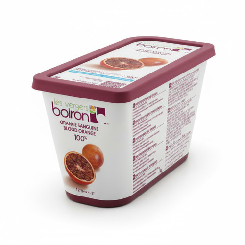 Boiron 1kg container of frozen blood orange fruit puree; Professional blood orange puree for pastry and cocktails; 100% pure blood orange juice base-CHICKEN PIECES