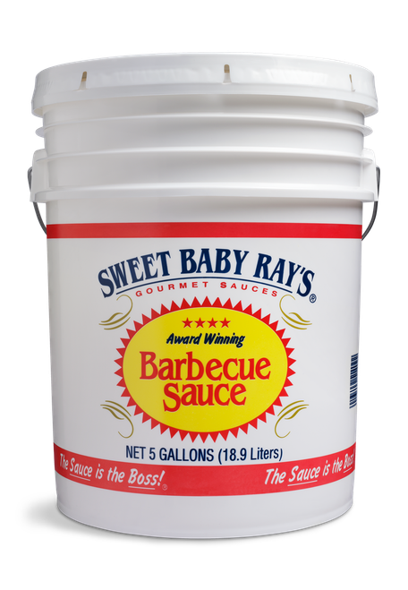 Sweet Baby Rays Original BBQ Sauce Pail Bucket - 5 Gallons