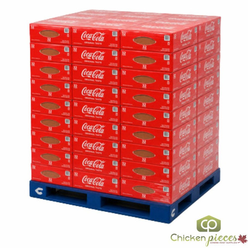 Coca Cola/Coke 355mL Cans Pallet 32/Case-(PALLET OF 80 CASES)