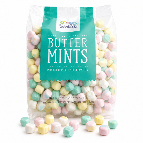 Hospitality Mints Assorted Pastel Buttermints 2.75 lbs