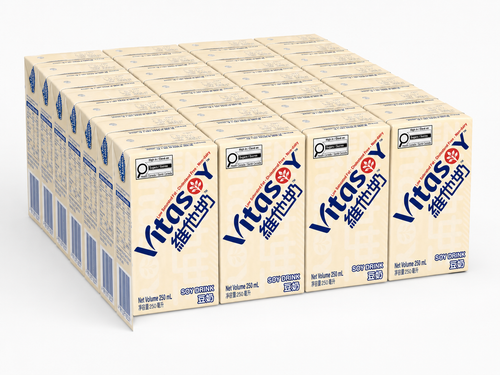 Vitasoy Original Soy Drink, 250 mL Cartons, 24/Case- CHICKEN PIECES