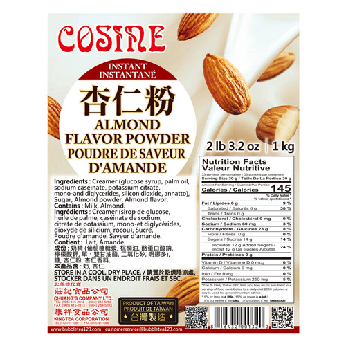 Cosine Bubble Tea Almond Powder 1kg