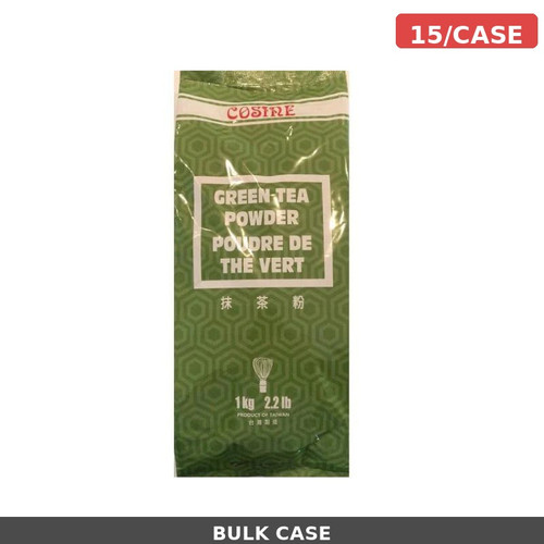 Cosine Bubble Tea Pure Matcha Green Tea Powder 1kg - 15/Case