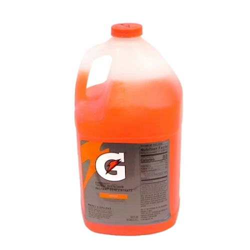 Gatorade Orange Liquid Concentrate - 1 Gallon (4/CASE)- PALLET OF 48 CASES + Bonus Cooler