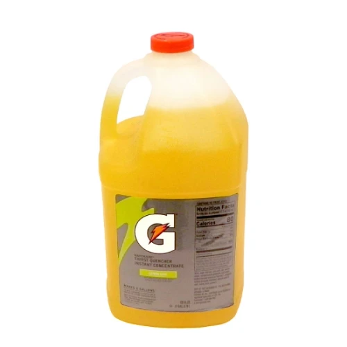 Gatorade Lemon Lime Liquid Concentrate - 1 Gallon (4/CASE)- PALLET OF 48 CASES + Bonus Cooler