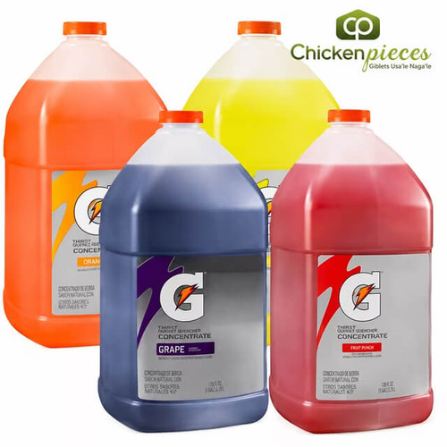 Gatorade Variety Pack Liquid Concentrate - 1 Gallon (4/CASE)- PALLET OF 48 CASES + Bonus Cooler