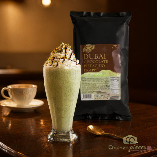 MOCAFE Dubai Chocolate Pistachio Frappe Mix 3 lb - Café Base - MOCAFE | ChickenPieces.com