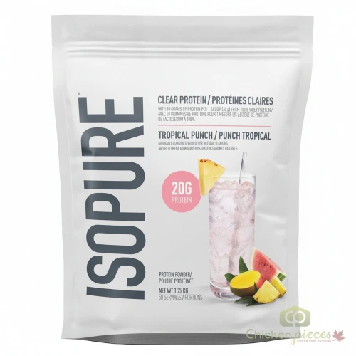 Isopure Clear Protein, Tropical Punch, 1.25 kg