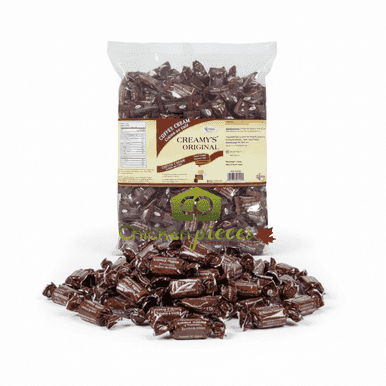 EXCLUSIVE BRANDS Creamy Coffee Cream Hard Candy Bulk 1.5 kg