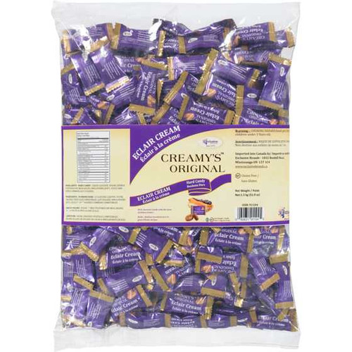 EXCLUSIVE BRANDS Creamy Éclair Cream Bulk Candy 1.5 kg EXCLUSIVE BRANDS Chicken Pieces EXCLUSIVE BRANDS Creamy Éclair Cream Bulk Candy 1.5 kg EXCLUSIVE BRANDS Chicken Pieces