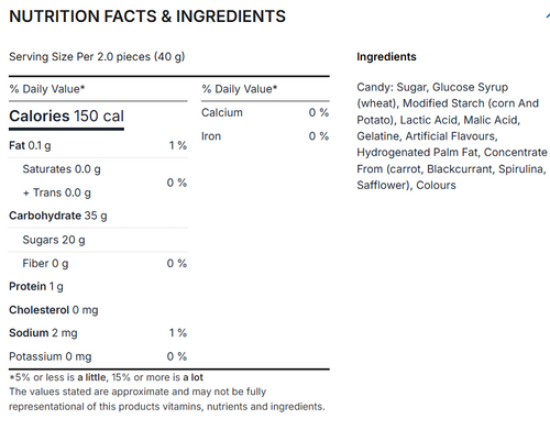 TOSUTA Sour Soothers Candy, Jumbo 60 ea TOSUTA Chicken Pieces