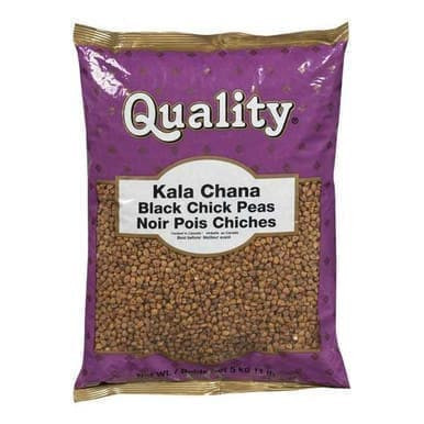 QUALITY Foods Black Chick Peas/Kala Chana 5 kg