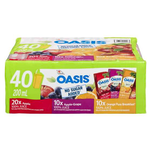 OASIS Juice, Assorted Flavours (Case) 40x200.0 ml OASIS Chicken Pieces