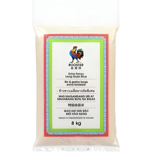 ROOSTER Long Grain Rice 8 kg