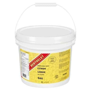 Berthelet Pie Filling Bulk Food Service Lemon 5 kg/11lbs