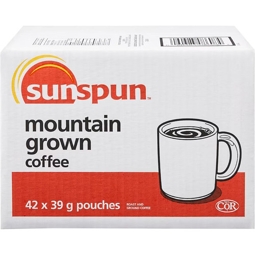 SUNSPUN Roasted Coffee 42x39.0 g