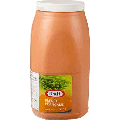 KRAFT Salad Dressing, French Bulk Food Service 3.78L