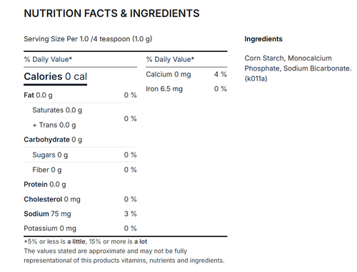 KRAFT Baking Powder 2.5 kg
