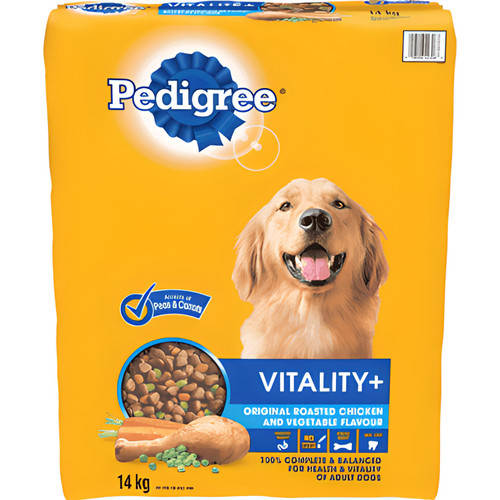 PEDIGREE Roasted Chicken and Vegetable Flavour Dry Dog Food 14 kg