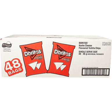 Doritos Nacho Cheese Vending Chips | 48 Packs | 45.0 g Each