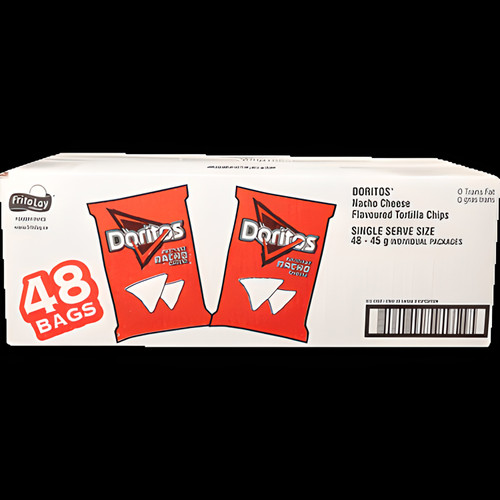 Doritos Nacho Cheese Vending Chips | 48 Packs | 45.0 g Each