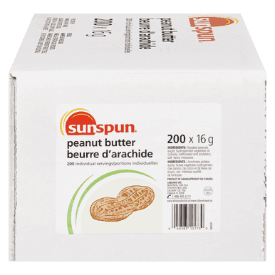 SUNSPUN Peanut Butter Portions 200x16.0 g