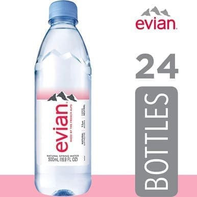 EVIAN Natural Spring Water 500ml (24/Case)