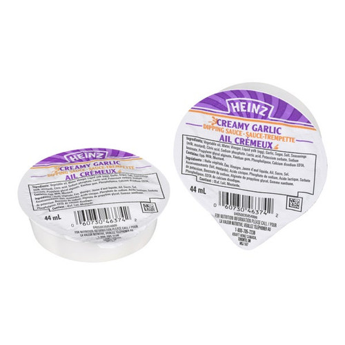 HEINZ Dipping Sauce, Creamy Garlic (Case) 100x44.0 ml