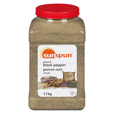SUNSPUN Ground Black Pepper 1.7 kg
