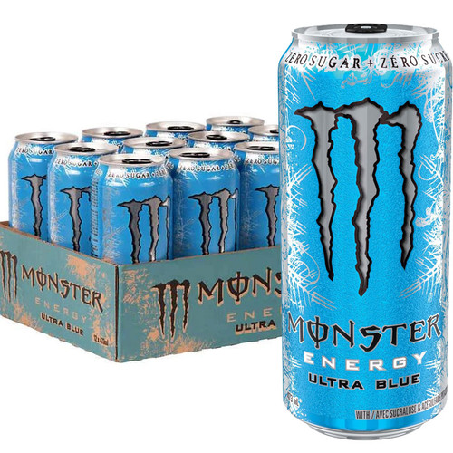 Monster Energy - Ultra Blue - 12 x 473 ml