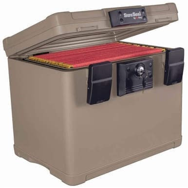 FireKing SS106 SureSeal 1/2 Hour Lockable Fire and Water Chest - 0.6 Cu. Ft.