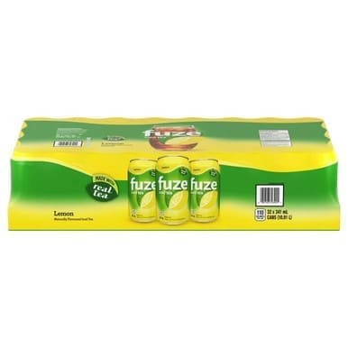 Fuze Lemon Iced Tea 341mL Cans - 32 Pack