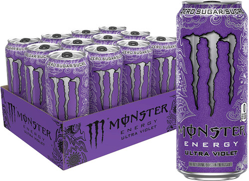 Monster Ultra Violet Energy Drink 12 × 473 mL