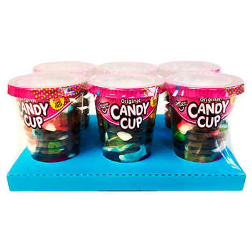 Huer Candy Cup Gummies 6 × 165 g (5.8 oz.) - Assorted Gummy Candy Delights in Convenient Cups- Chicken Pieces
