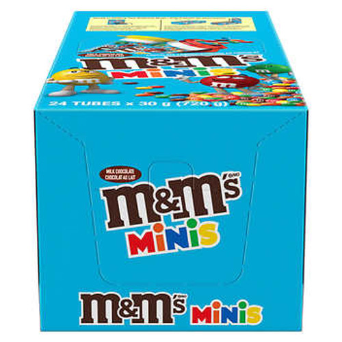 M&M's Minis Milk Chocolate Candies Tubes 24-Pack - Bite-Sized Chocolate Treats in Convenient Tubes!- Chicken Pieces