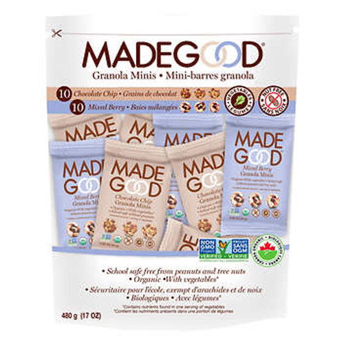 MadeGood Granola Minis - 20 Packs, 24g Each - Wholesome Snacking Delight- Chicken Pieces