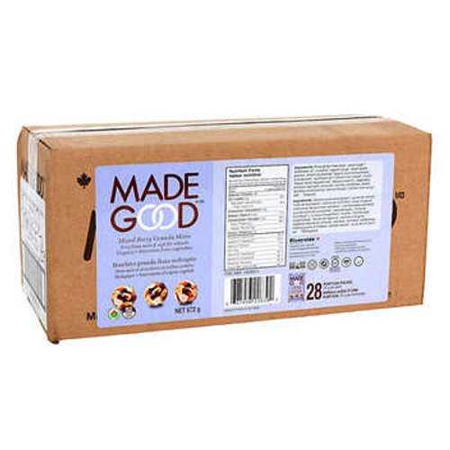 MadeGood Mixed Berry Granola Minis - 28 Packs, 24g Each - Burst of Berry Goodness- Chicken Pieces