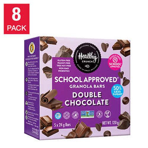 Healthy Crunch Double Chocolate Granola Bars