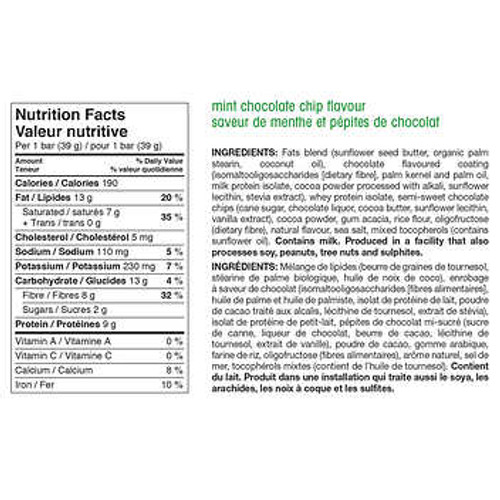 Love Good Fats Mint Chocolate Chip Snack Bars - 2 Packs, 468g Total
- Chicken Pieces