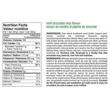 Love Good Fats Mint Chocolate Chip Snack Bars - 2 Packs, 468g Total