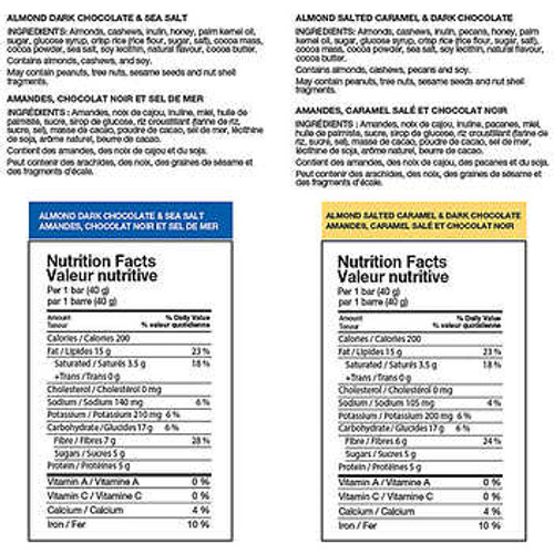 KIND Bars Variety Pack, 18 × 40 g (1.4 oz)