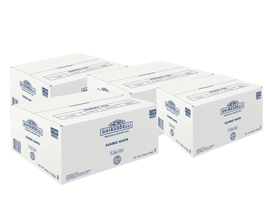 Ghirardelli 10 lb. Classic White Frappe Mix 4 Packs