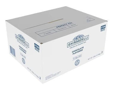 Ghirardelli 10 lbs Decadent Delight Chocolate Frappe Mix