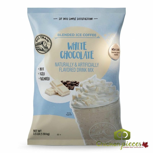 Big Train 3.5 lb. White Chocolate Blended Ice Coffee Mix 5 Packs