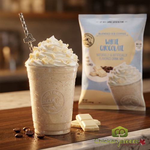 Big Train Blended Ice Coffee White Chocolate Mix 3.5 lb. -Chicken Pieces
