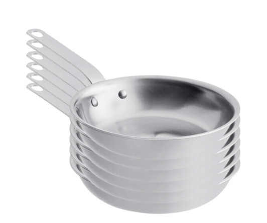 Vollrath Tribute 8" Plated Handle Stainless Steel Fry Pan(6/CASE)-Chicken Pieces