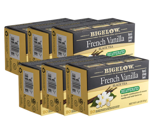 Bigelow Decaffeinated Delight French Vanilla Tea Bags - 20/Box (6/Case)-Chicken Pieces
