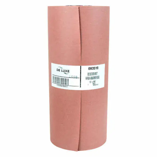 De Luxe Kraft Red Butcher Paper - 18 in x 1,050 ft, Ideal for BBQ and Cooking-Chicken Pieces