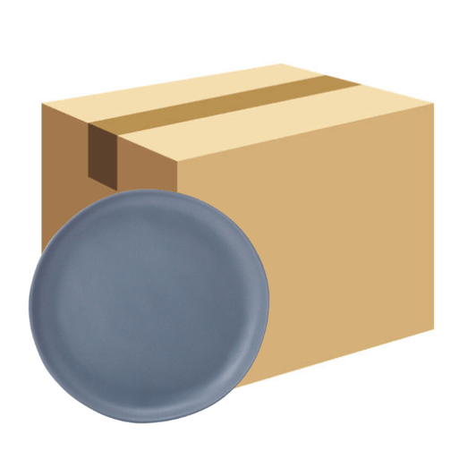 Bon Chef Matte Slate 7" Melamine Salad Plate - 48/Case. CHICKEN PIECES.